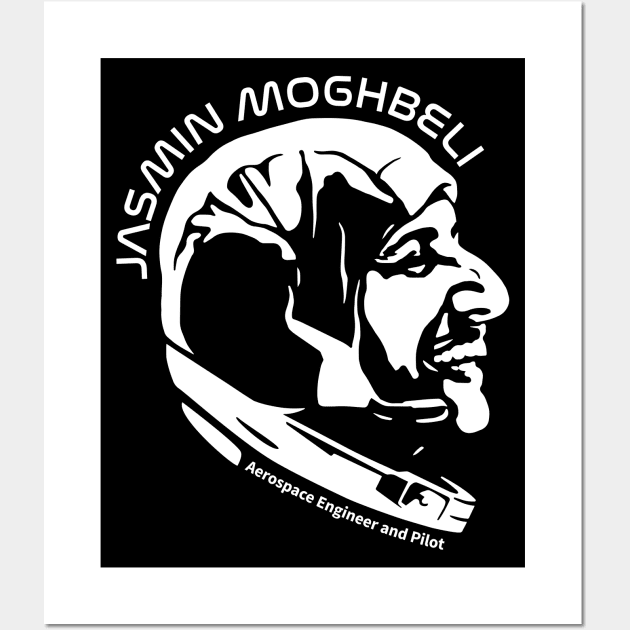 Women in Space: Jasmin Moghbeli Wall Art by photon_illustration